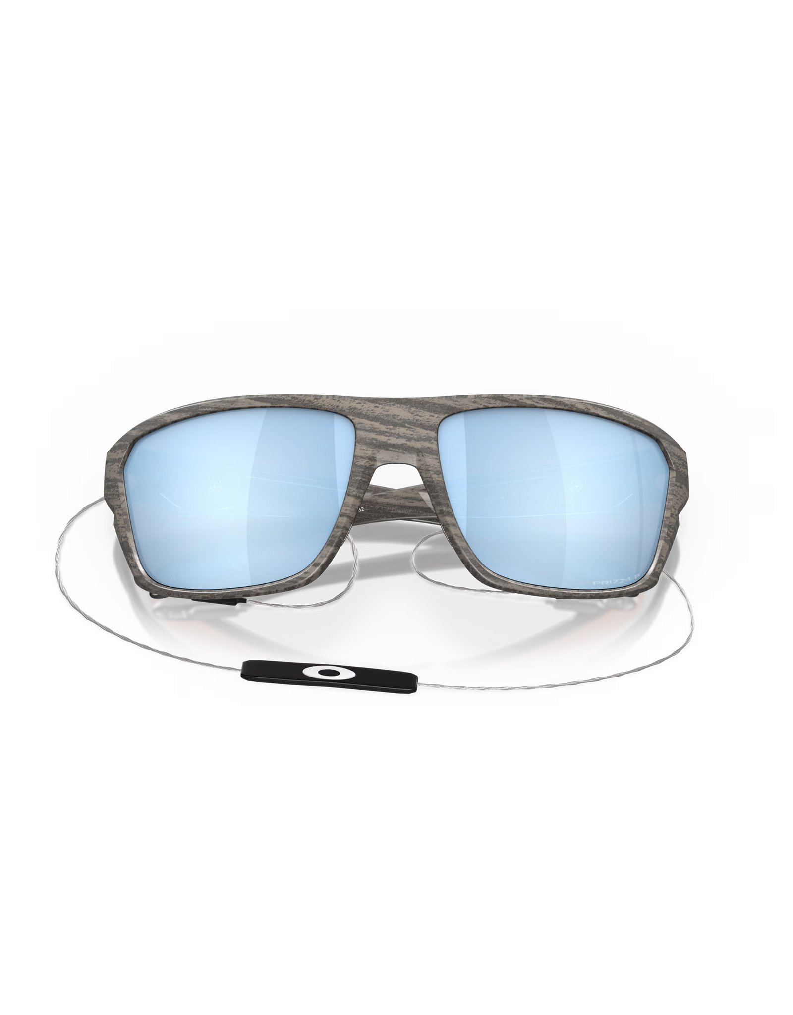Oakley Oakley Split Shot Woodgrain Frame Prizm Deep Water Polarized Lenses