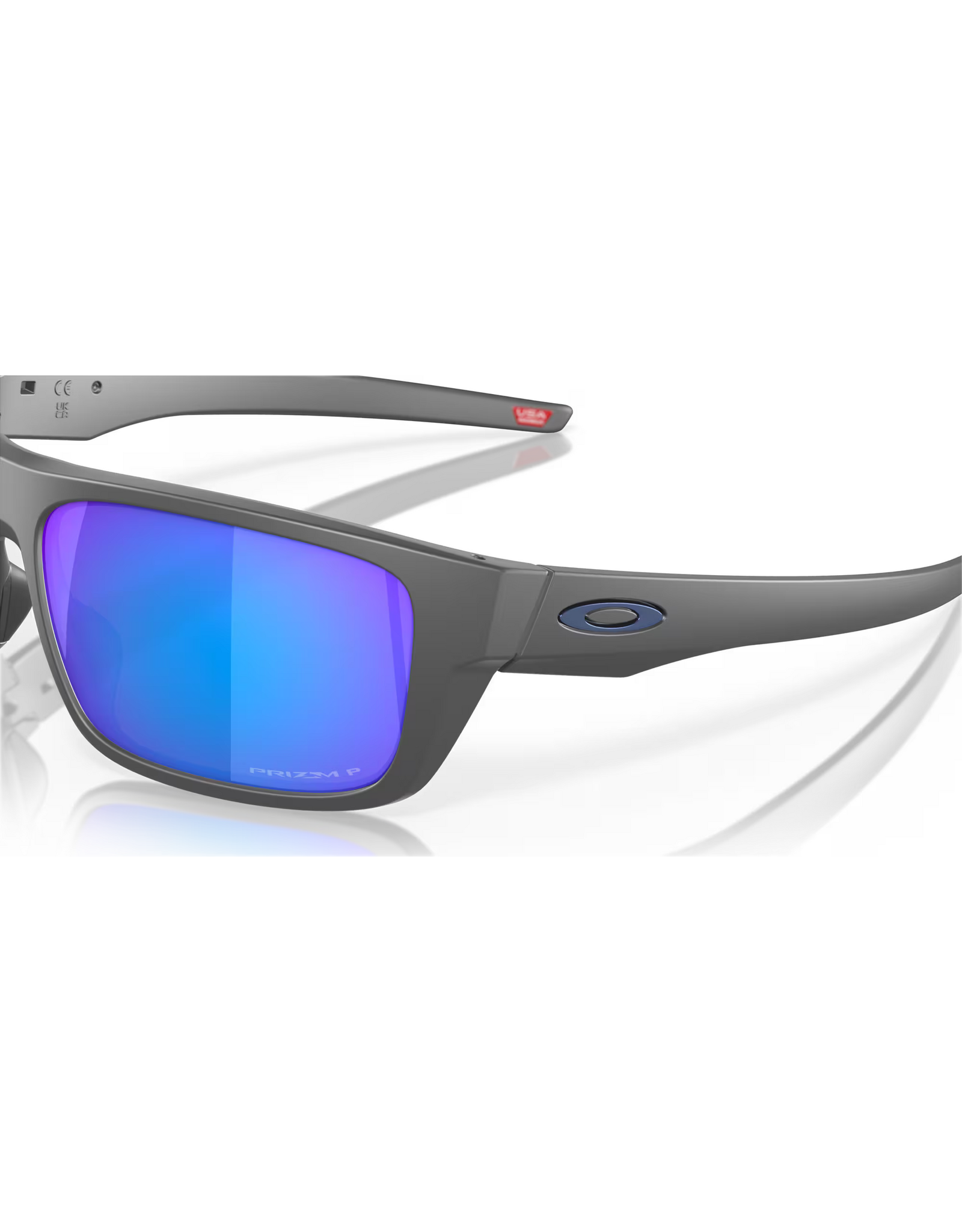 Oakley Oakley Drop Point Matte Dark Grey Frame Prizm Sapphire Polarized Lenses