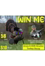 DRAW #1882 - WIN ME - Avian-X Strutter Decoy + Beau Brooks Turkey Calls!