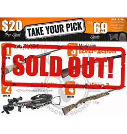 DRAW #1879 - Take Your Pick - Savage, Killer Instinct, Morisson OR Benelli!