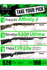 DRAW #1883 (#1-54) - Take Your Pick - Franchi, Beretta OR Tikka!