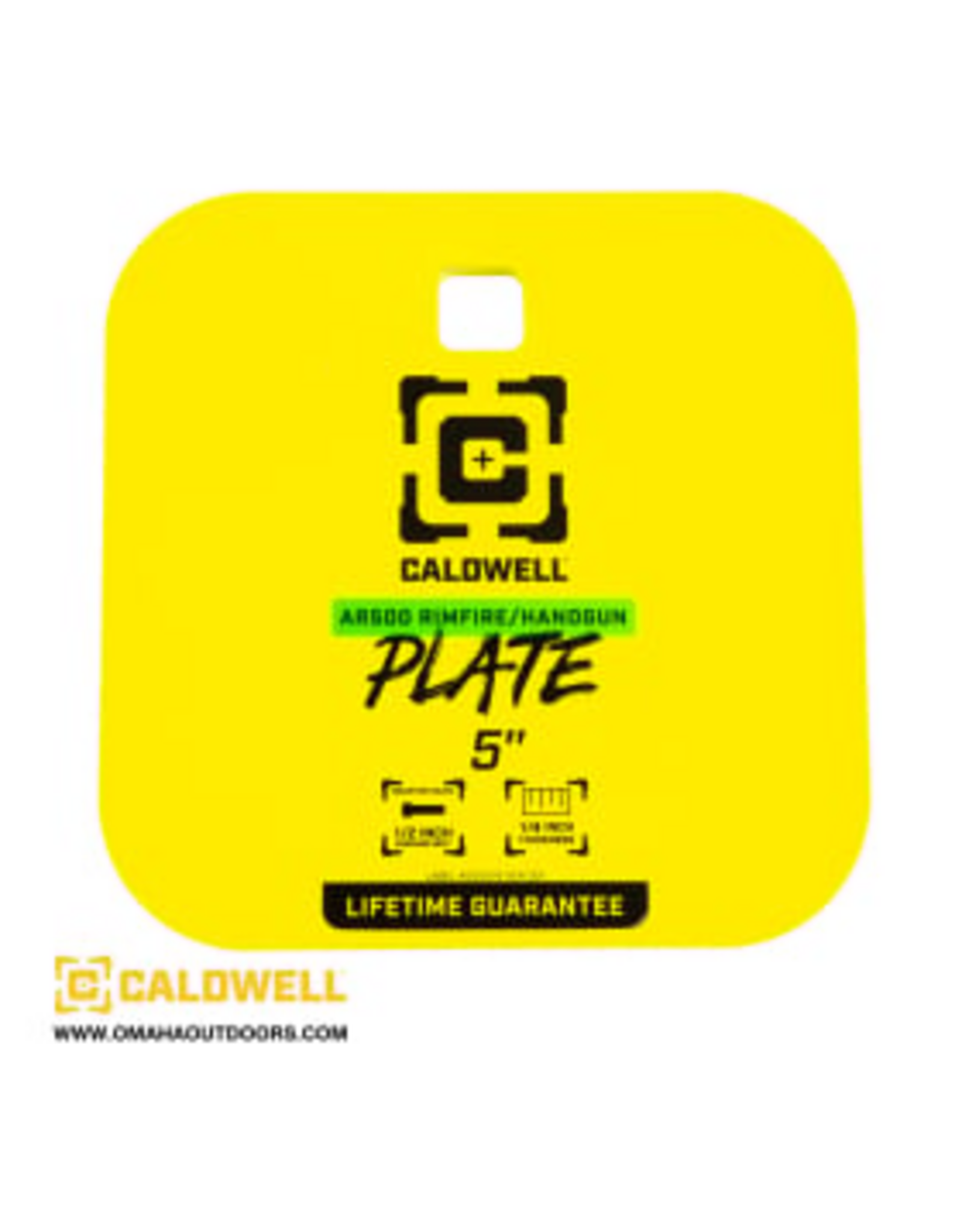 Caldwell Caldwell AR500 1/4″ Rimfire/Handgun 5″ Gong