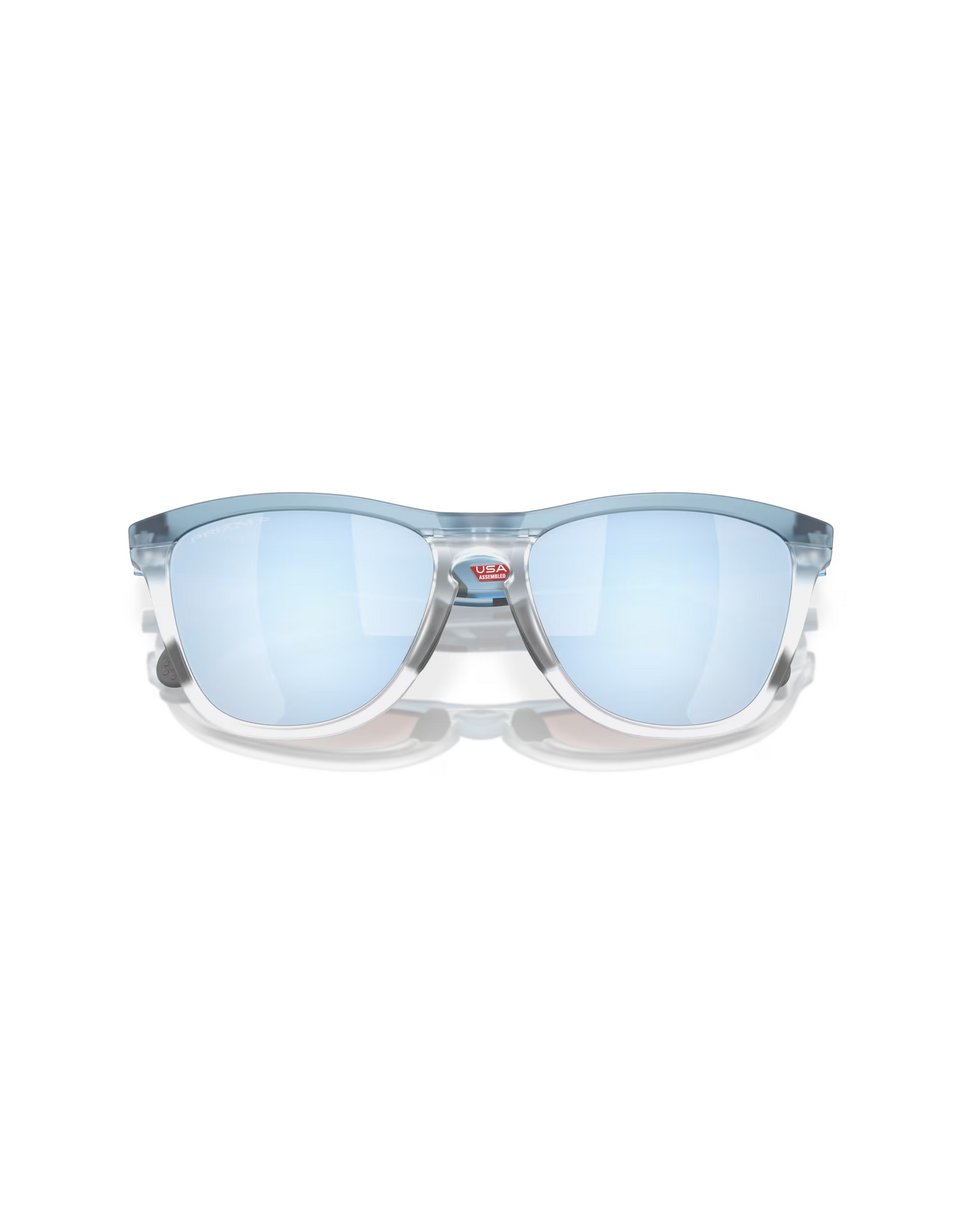 Oakley Oakley Frogskins Range Transparent Stonewash Frame Prizm Deep Water Polarized Lenses
