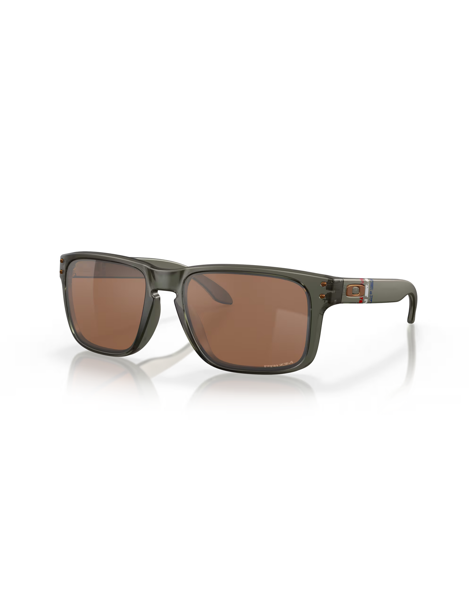 Oakley Oakley Holbrook Standard Issue American Heritage Uncle Sam Matte Olive Ink Frame Prizm Tungsten Lenses