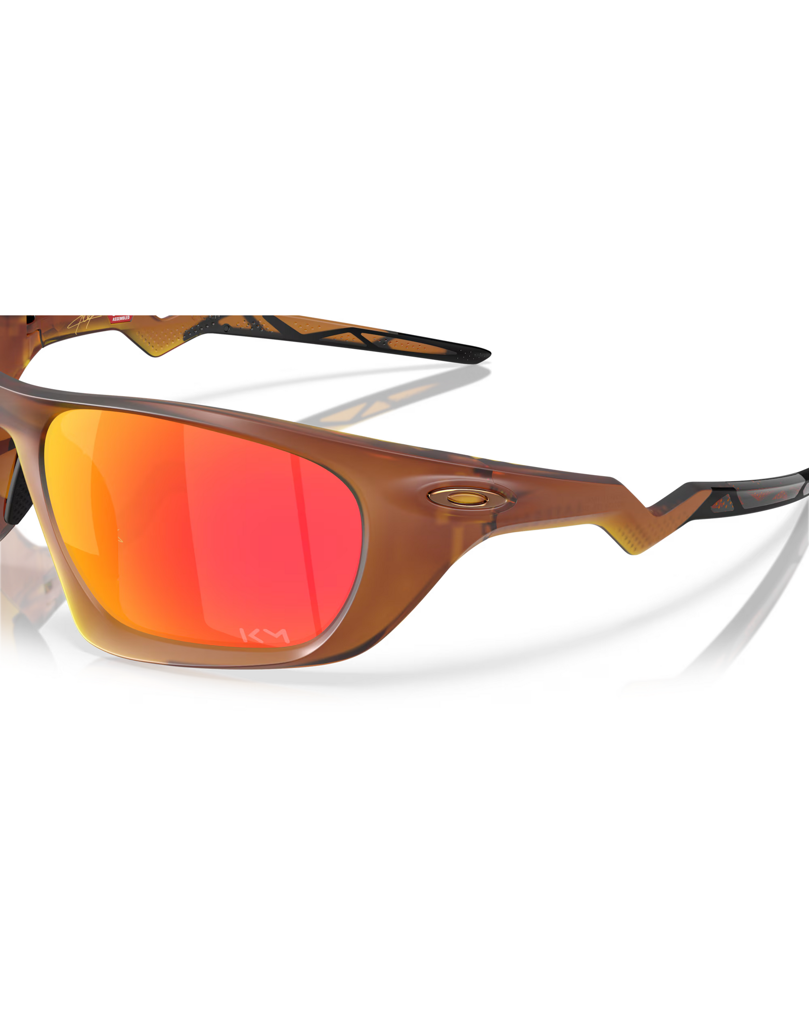 Oakley Oakley Kylian Mbappé Signature Series Lateralis Matte Dark Amber Frame Prizm Ruby Lenses