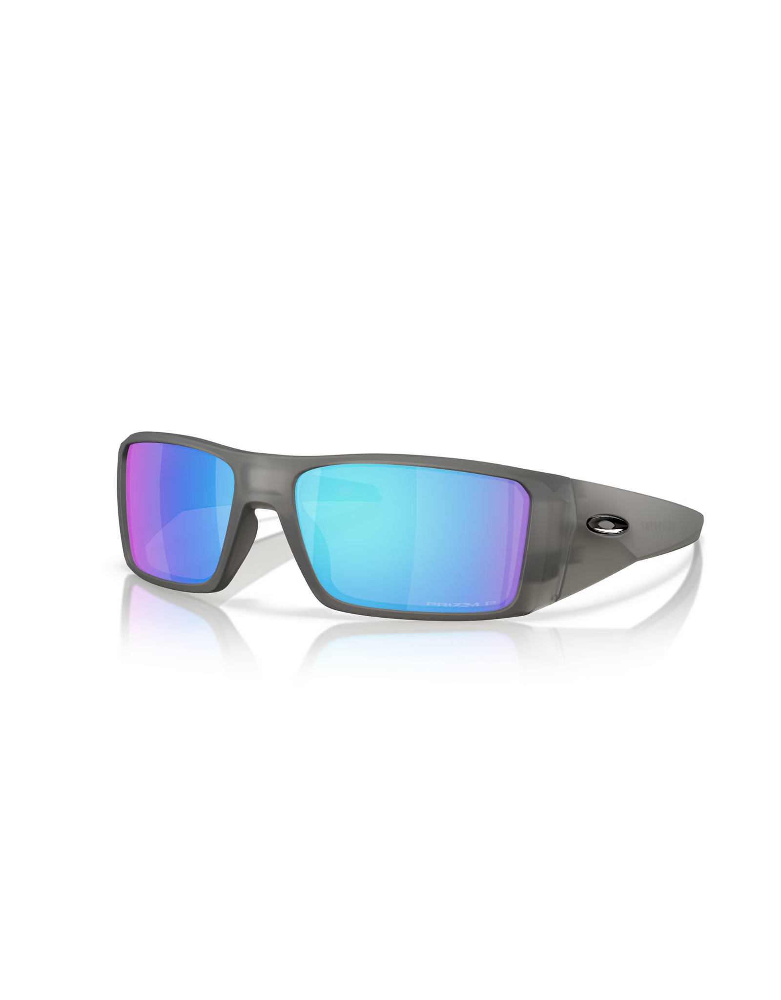 Oakley Oakley Heliostat Matte Grey Smoke Frame Prizm Sapphire Polarized