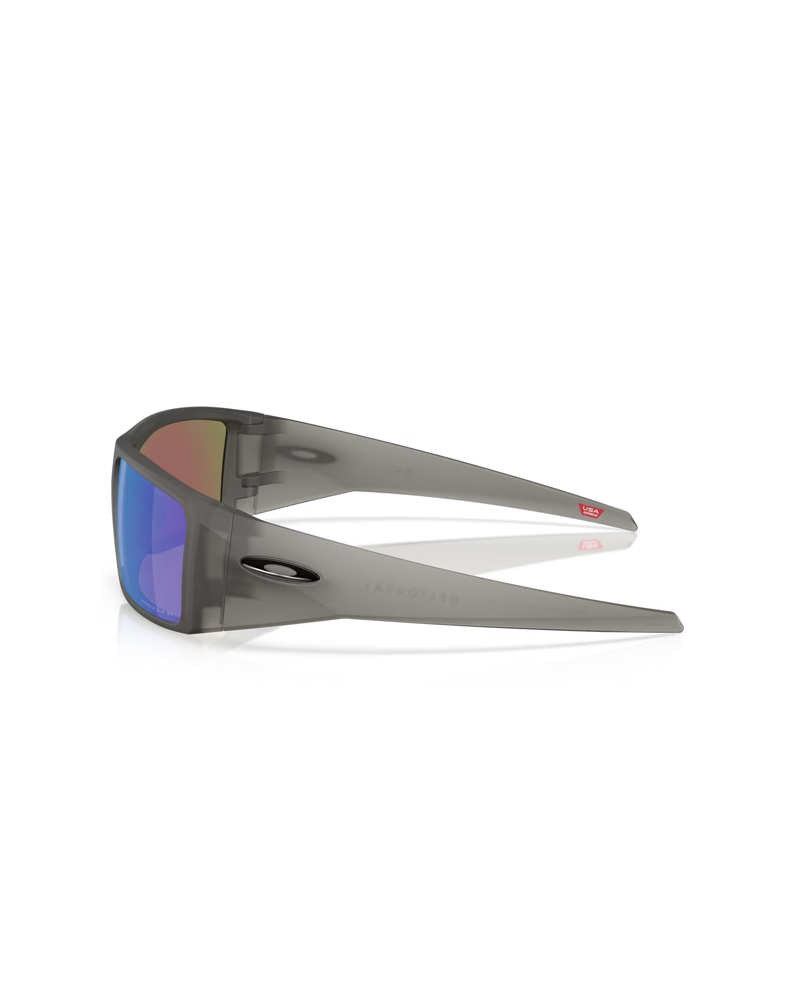 Oakley Oakley Heliostat Matte Grey Smoke Frame Prizm Sapphire Polarized