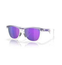 Oakley Oakley Frogskins Hybrid Matte Lilac/Prizm Clear Frame Prizm Violet Lenses