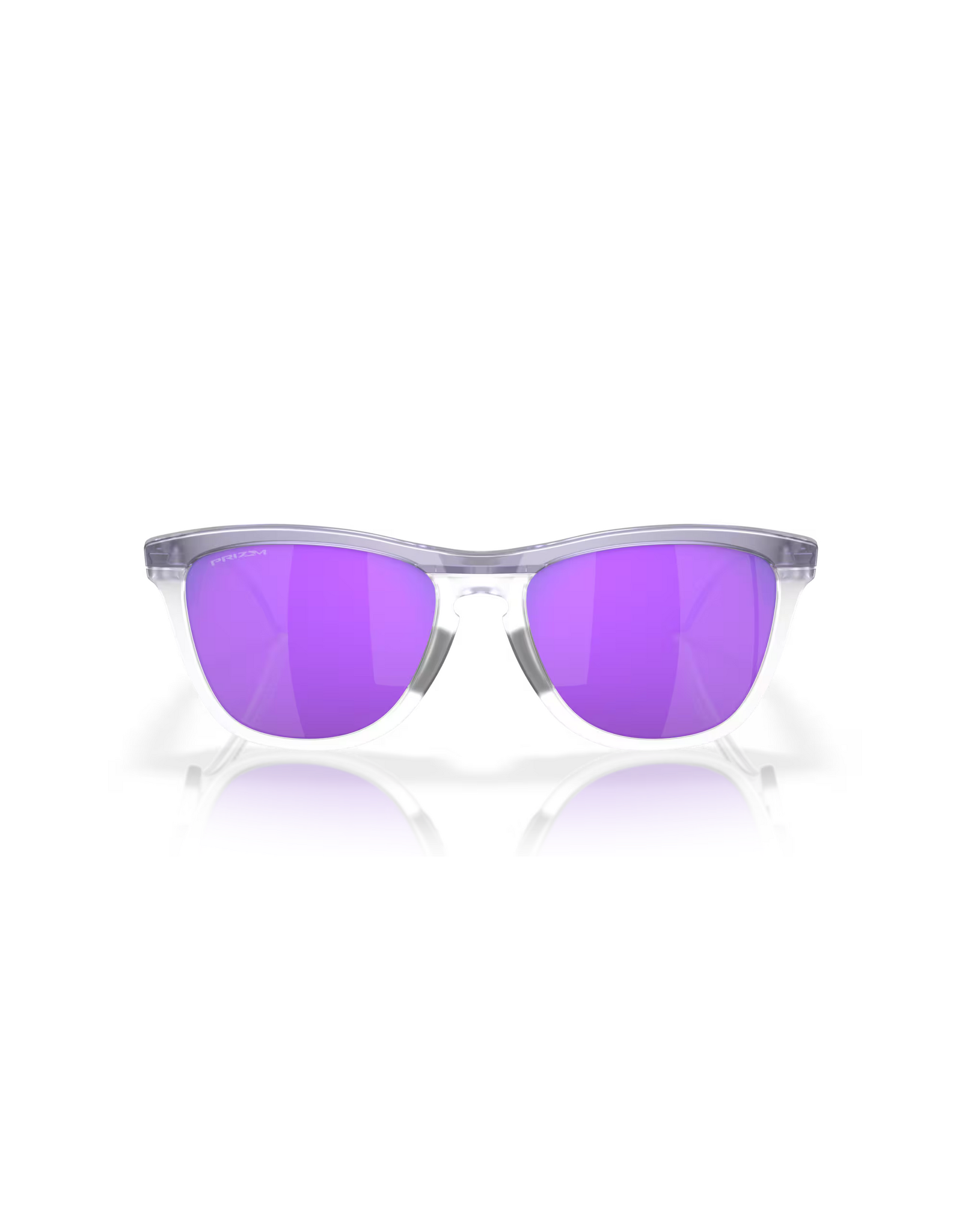 Oakley Oakley Frogskins Hybrid Matte Lilac/Prizm Clear Frame Prizm Violet Lenses