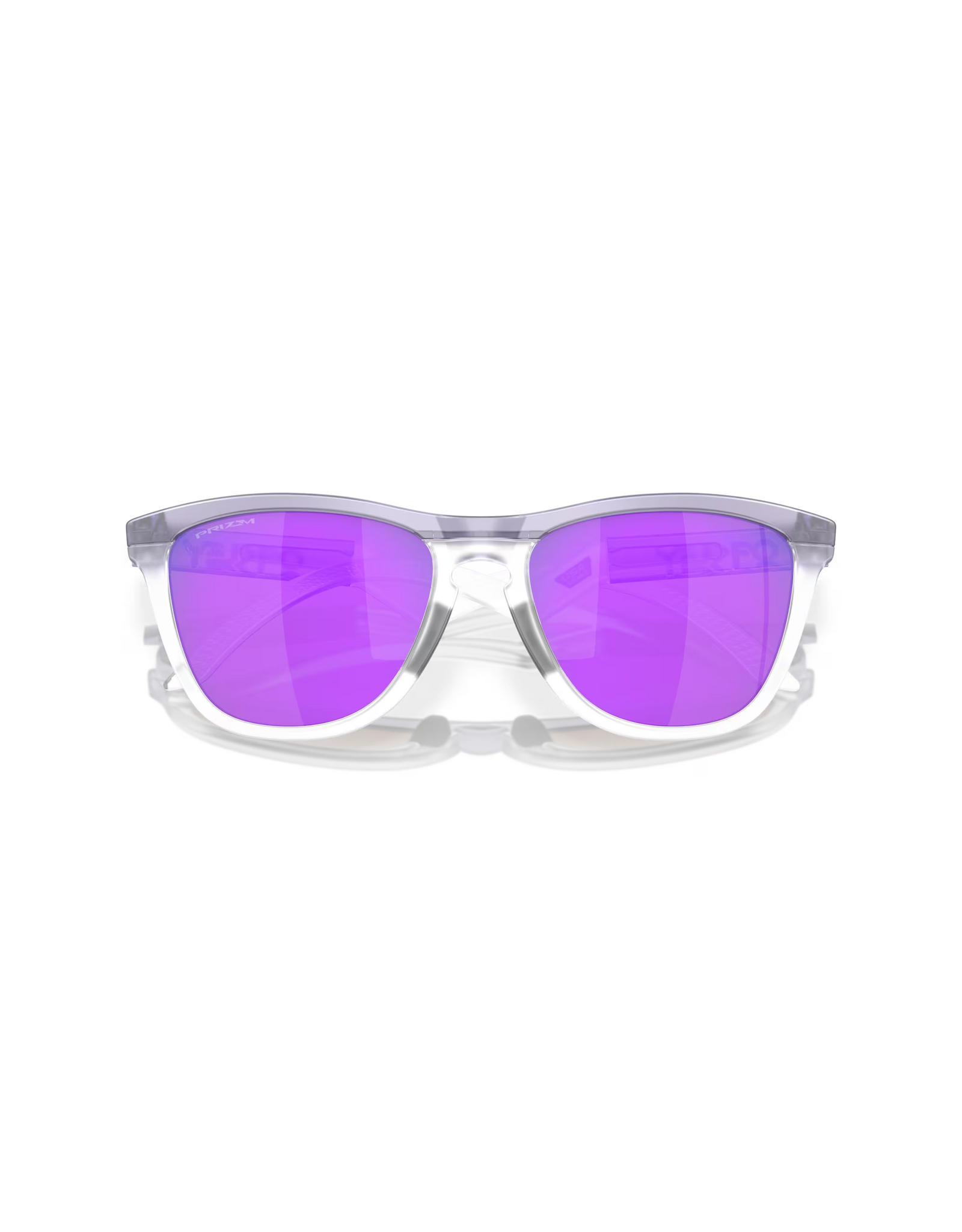 Oakley Oakley Frogskins Hybrid Matte Lilac/Prizm Clear Frame Prizm Violet Lenses