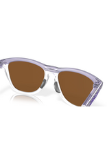 Oakley Oakley Frogskins Hybrid Matte Lilac/Prizm Clear Frame Prizm Violet Lenses
