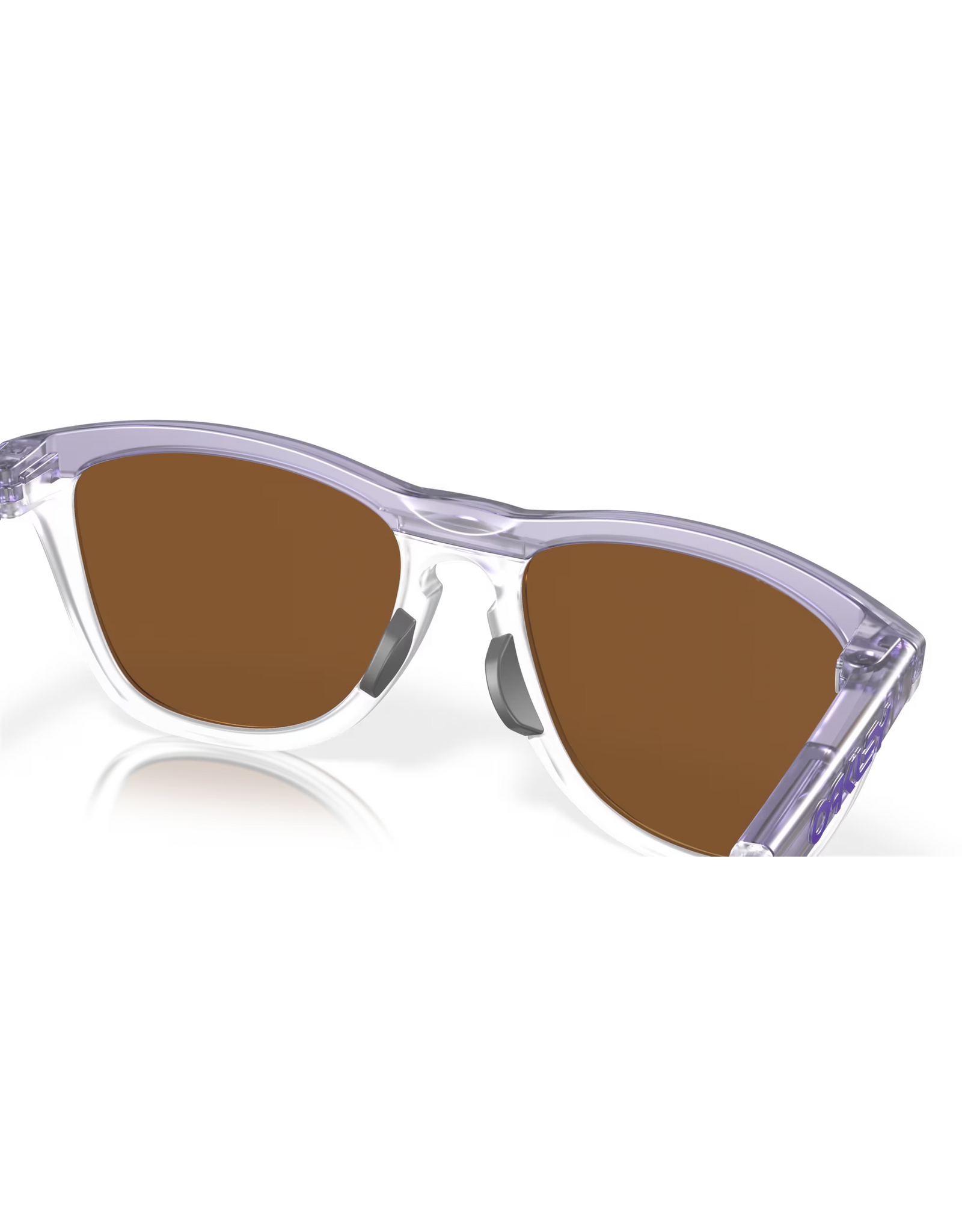Oakley Oakley Frogskins Hybrid Matte Lilac/Prizm Clear Frame Prizm Violet Lenses