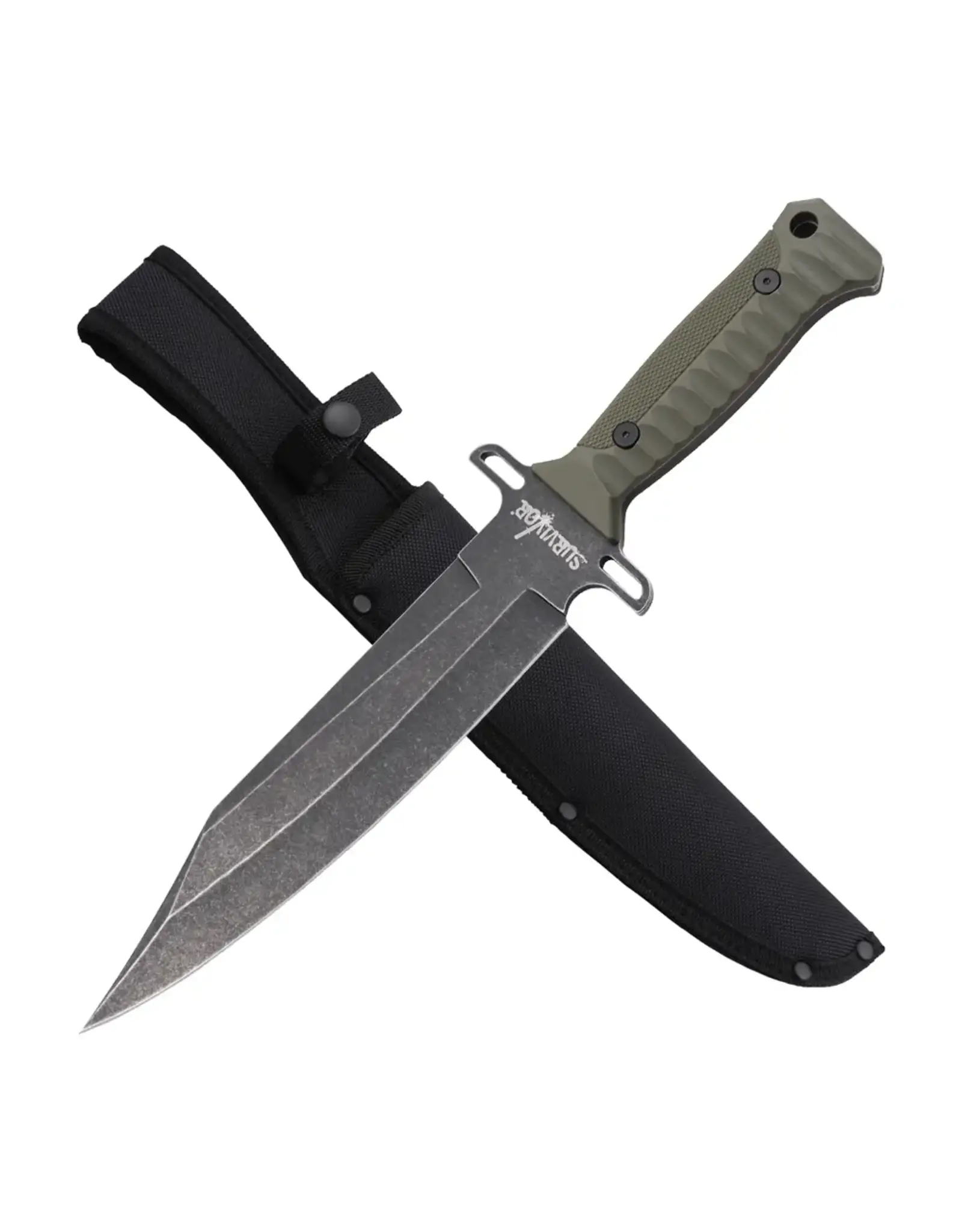 Survivor Survivor - Fixed Blade Knife - SV-FIX2002GN - Green