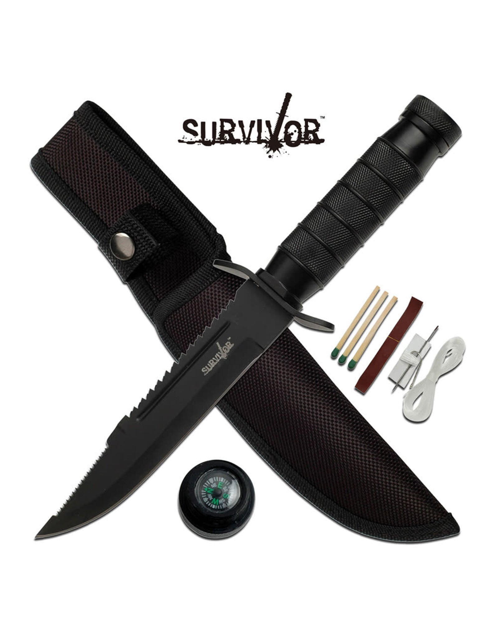 Survivor SURVIVOR HK-695B FIXED BLADE KNIFE 9.5'' OVERALL