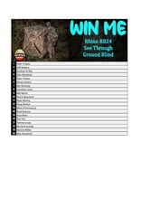 DRAW #1880 - WIN ME - RHINO RB24 GROUND BLIND! 2026 #3