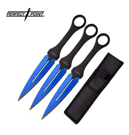 Perfect Point PERFECT POINT PP-105BL-7-3 THROWING KNIFE 3PC SET 7" OVERALL