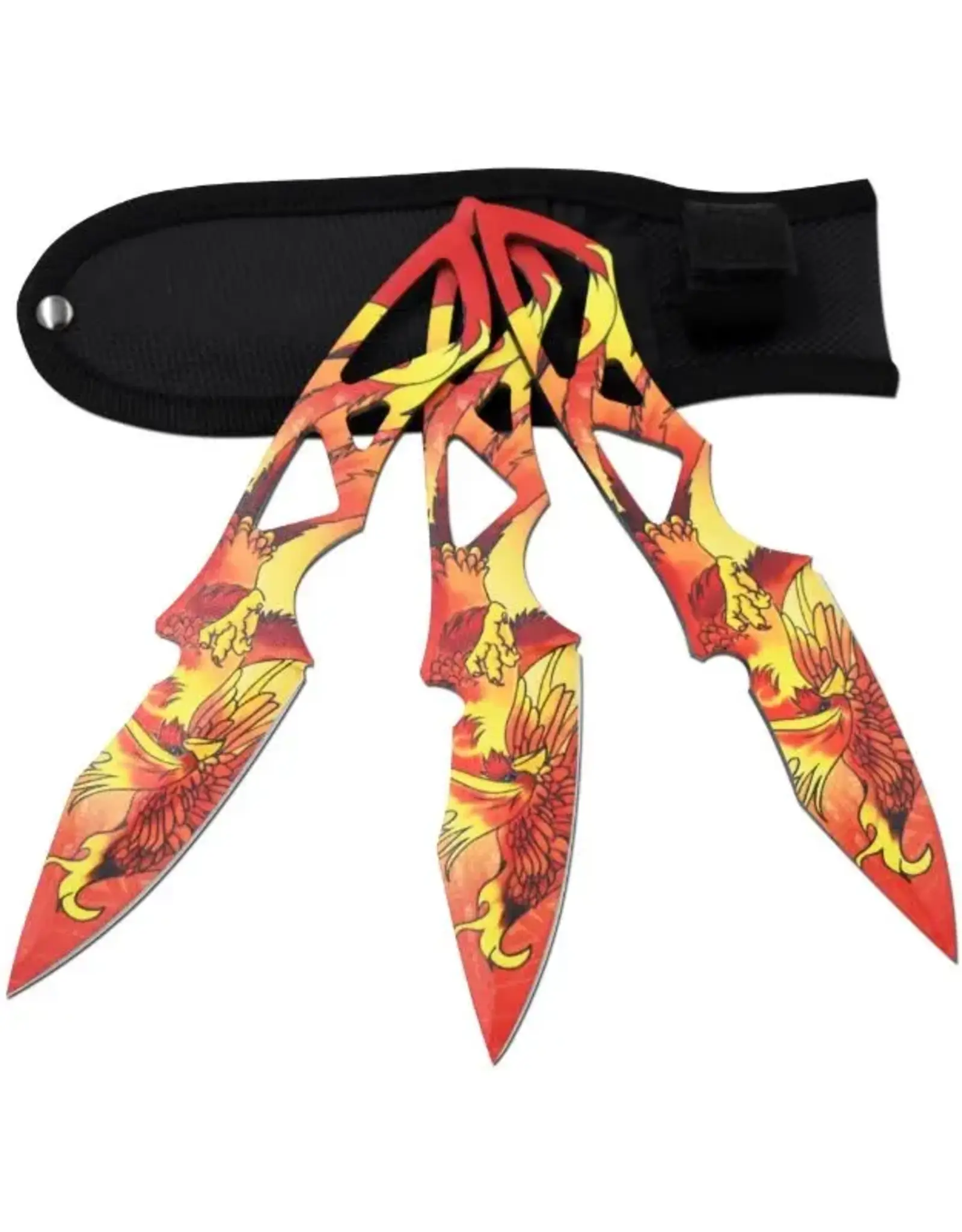 Stinger Knives Snake Eye - Tactical Throwing Knives - Set of 3 - ST-0319-9PX