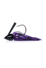 Berkley Berkley BJGFB1/2-JB PowerBait Scented Silicone Skirt, Football shaped Head, Fusion 19 4/0 Hook, Weedguard, 1/2oz June Bug