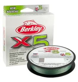 Berkley Berkley X5BFS20-22 X5 Braid 165yd 20 lb test  Low-Vis Green
