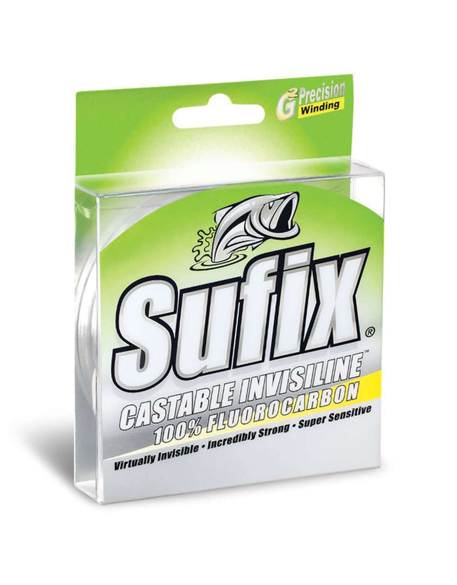 Sufix Sufix 680-914C Castable Invisiline Fluorocarbon 14Lb 100Yds Clear