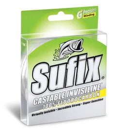 Sufix Sufix 680-914C Castable Invisiline Fluorocarbon 14Lb 100Yds Clear