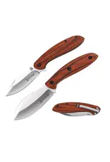 Elk Ridge Elk Ridge - Hunting Knife Set- Fixed Blade and Folder includes Sheath - ER-SET111BN