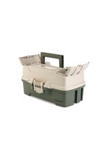 Plano 1 Tray Tackle Box Beige Lid / Green Bottom