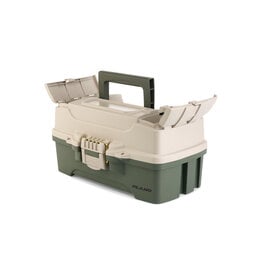 Plano 1 Tray Tackle Box Beige Lid / Green Bottom
