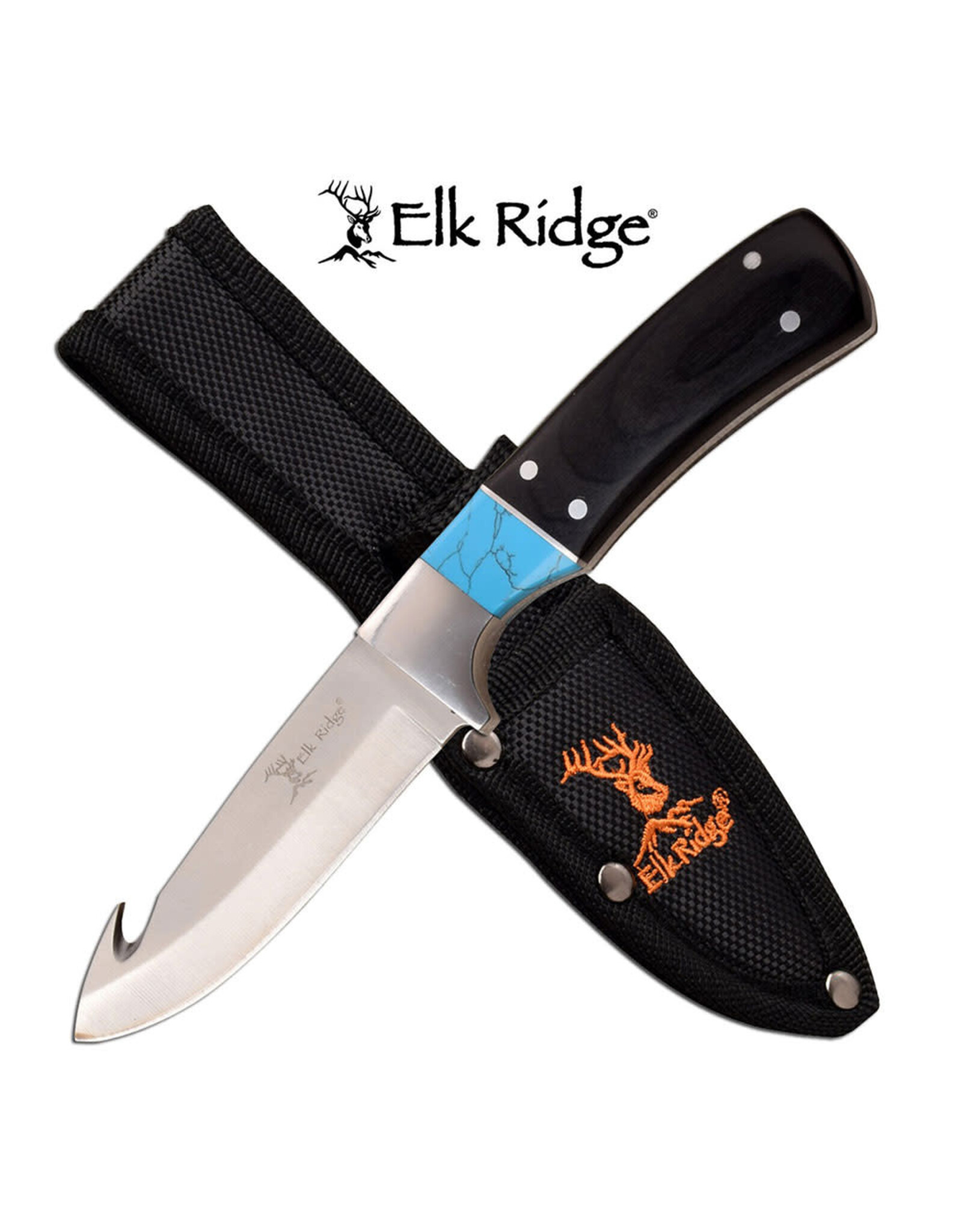 Elk Ridge ELK RIDGE ER-200-08BL FIXED BLADE KNIFE 6.85" OVERALL