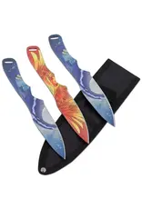 Stinger Knives Snake Eye - Tactical Throwing Knives - Set of 3 - ST-0319-1