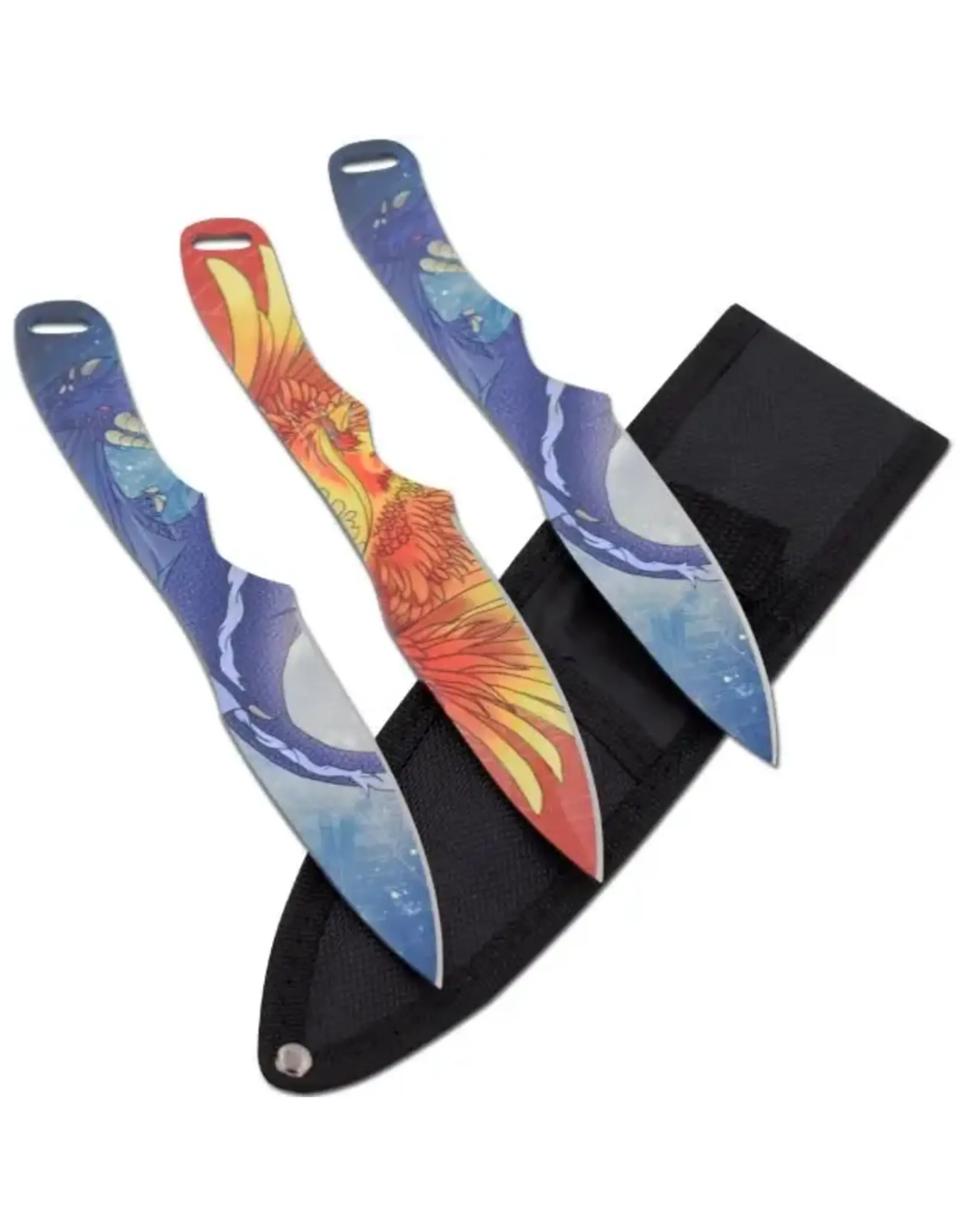 Stinger Knives Snake Eye - Tactical Throwing Knives - Set of 3 - ST-0319-1