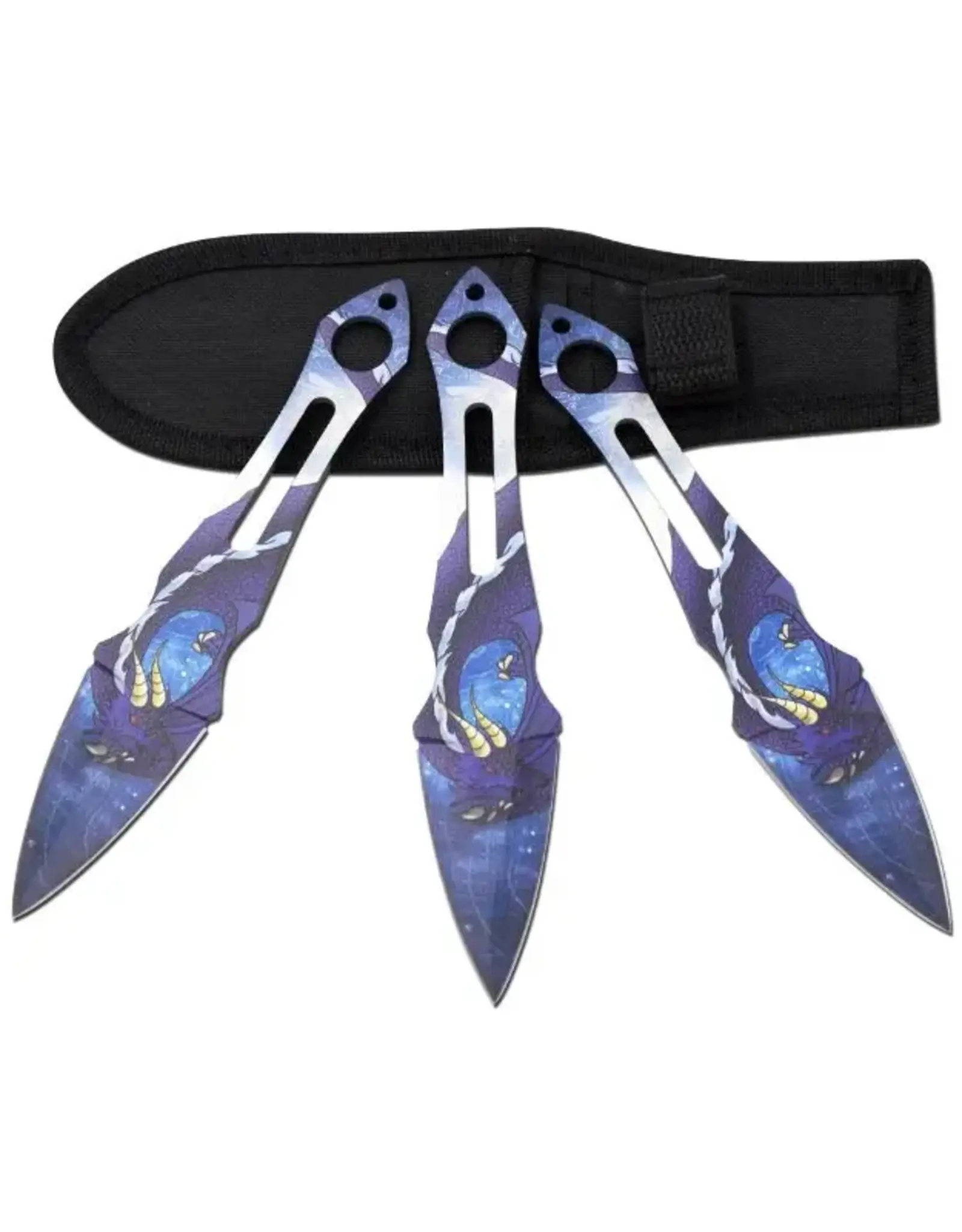 Stinger Knives Snake Eye - Tactical Throwing Knives - Set of 3 - ST-0319-8DR