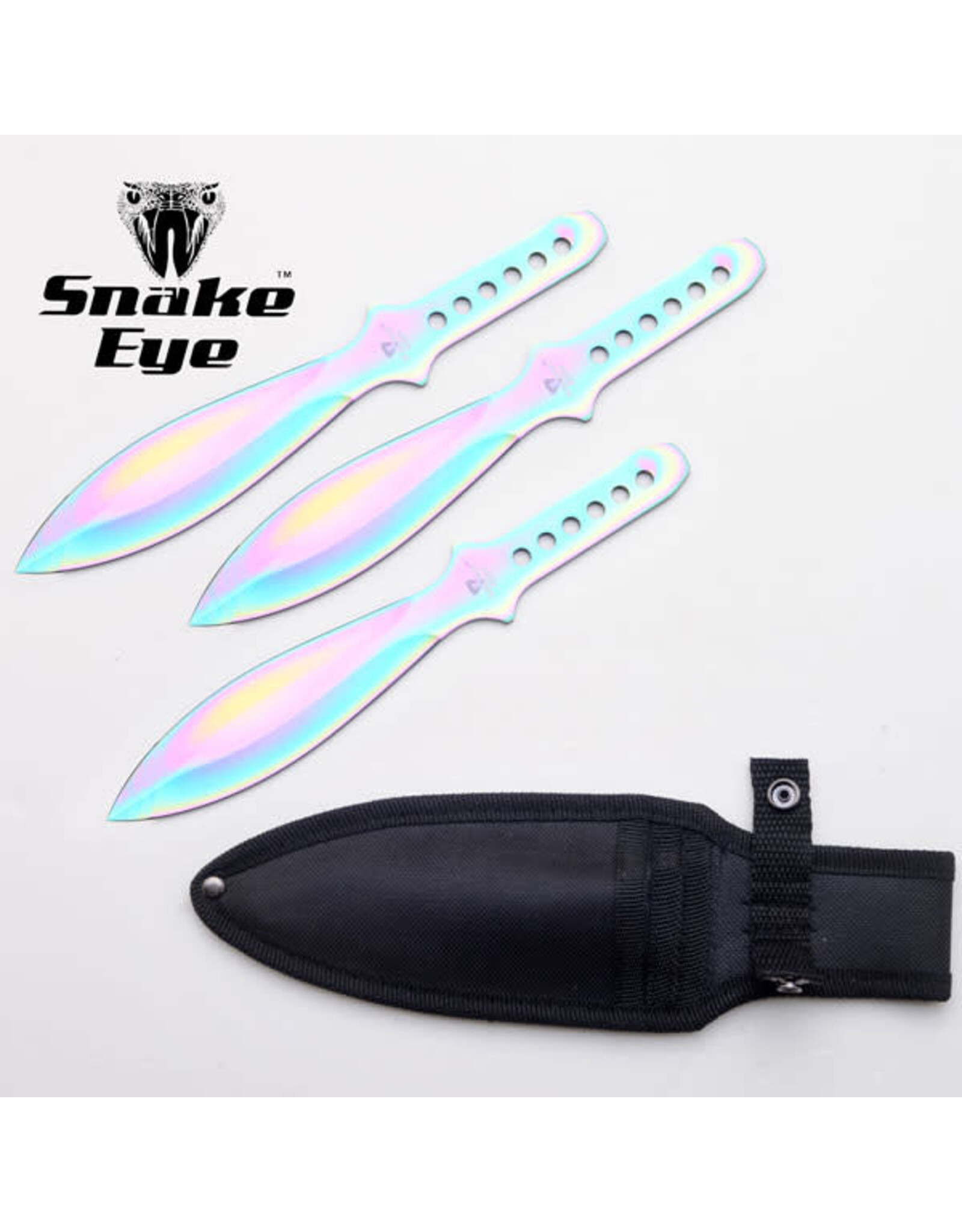 snake eye Snake Eye Tactical - Throwing Knives - Set of 3 - SE-1146-3RB