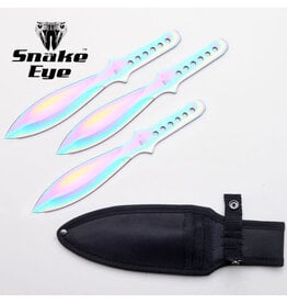 snake eye Snake Eye Tactical - Throwing Knives - Set of 3 - SE-1146-3RB