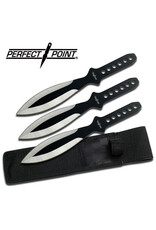 Perfect Point PERFECT POINT PP-114-3SB THROWING KNIFE SET 9" OVERALL