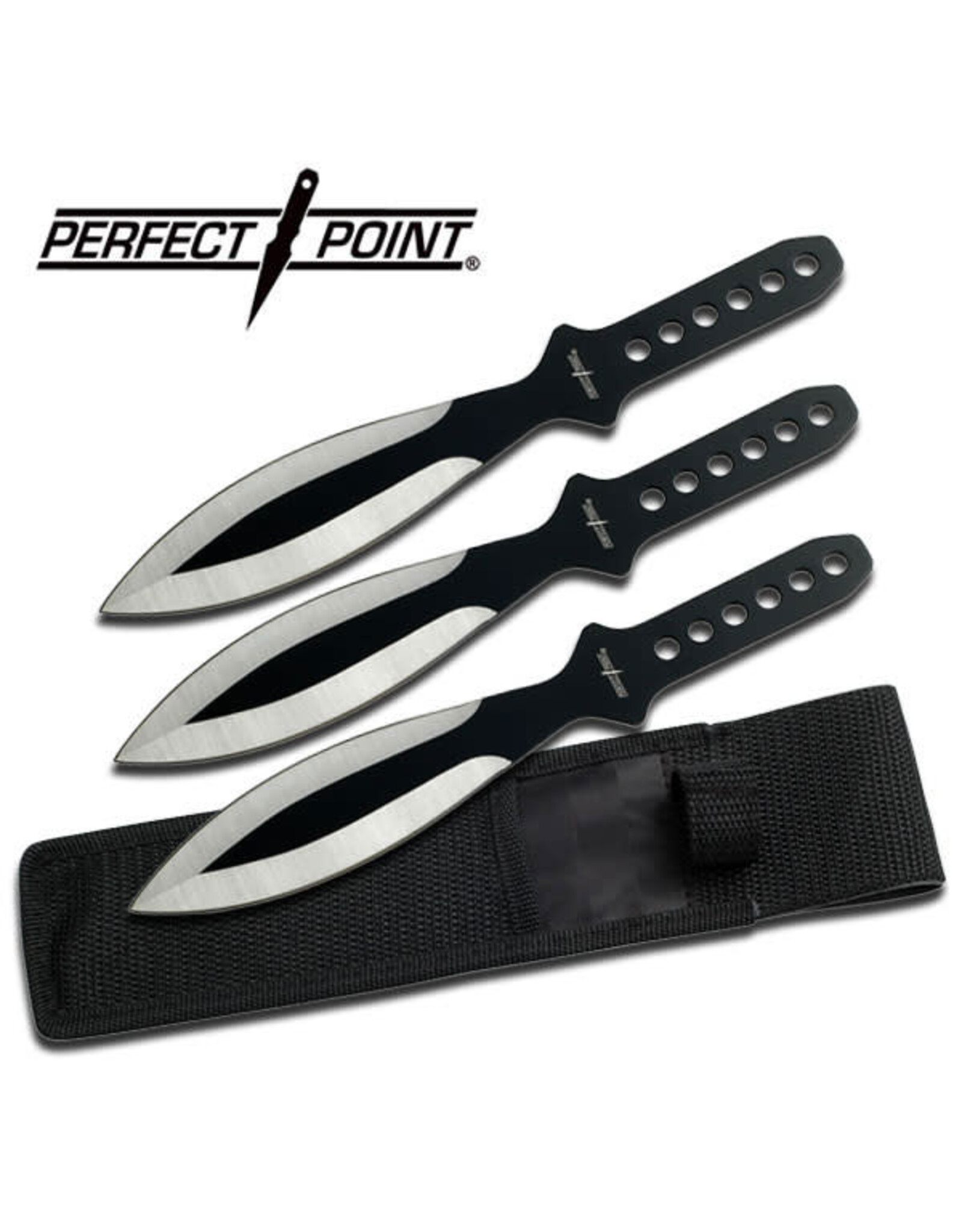 Perfect Point PERFECT POINT PP-114-3SB THROWING KNIFE SET 9" OVERALL
