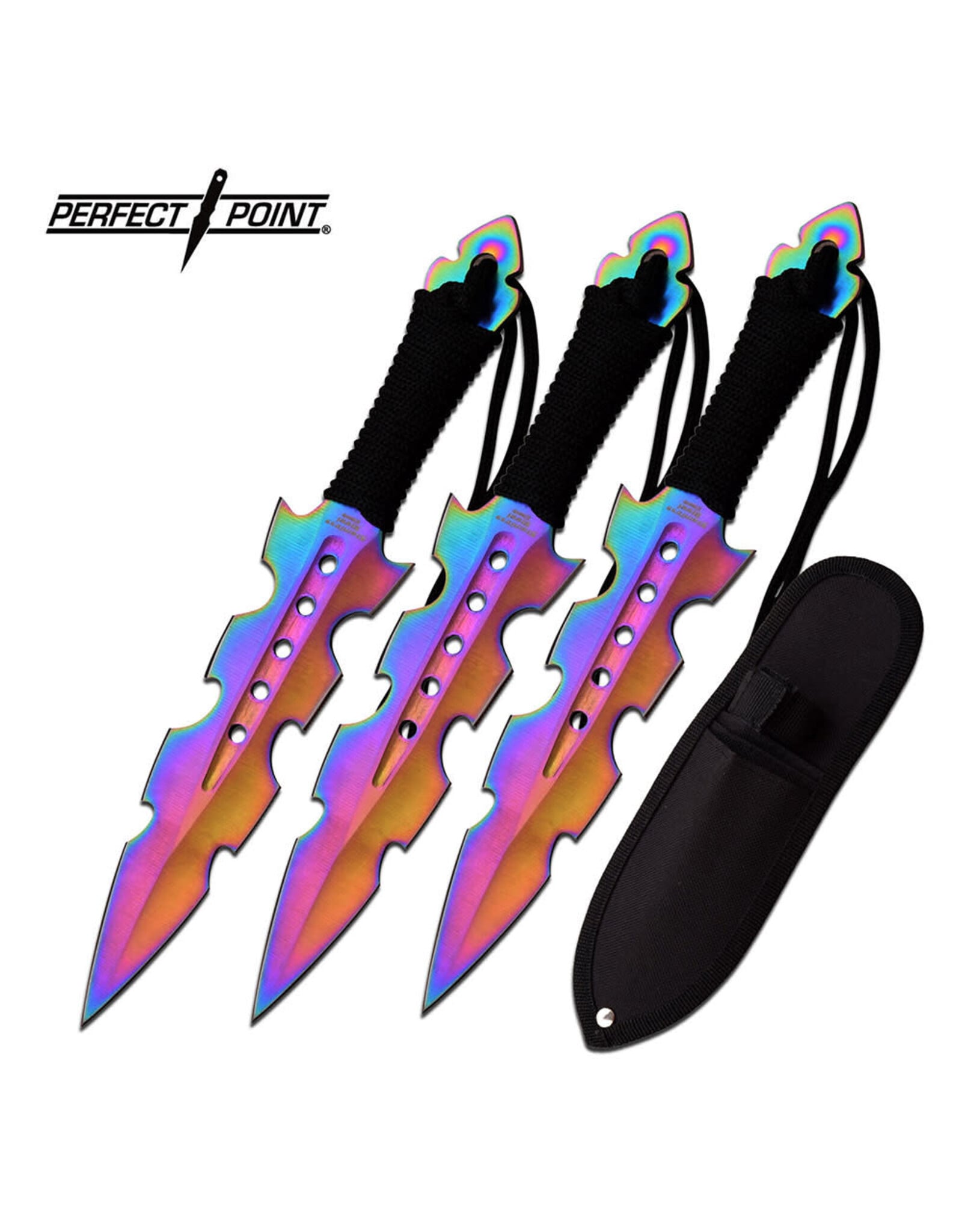 Perfect Point Perfect Point - Throwing Knives - Set of 3 - PP-110-3RB