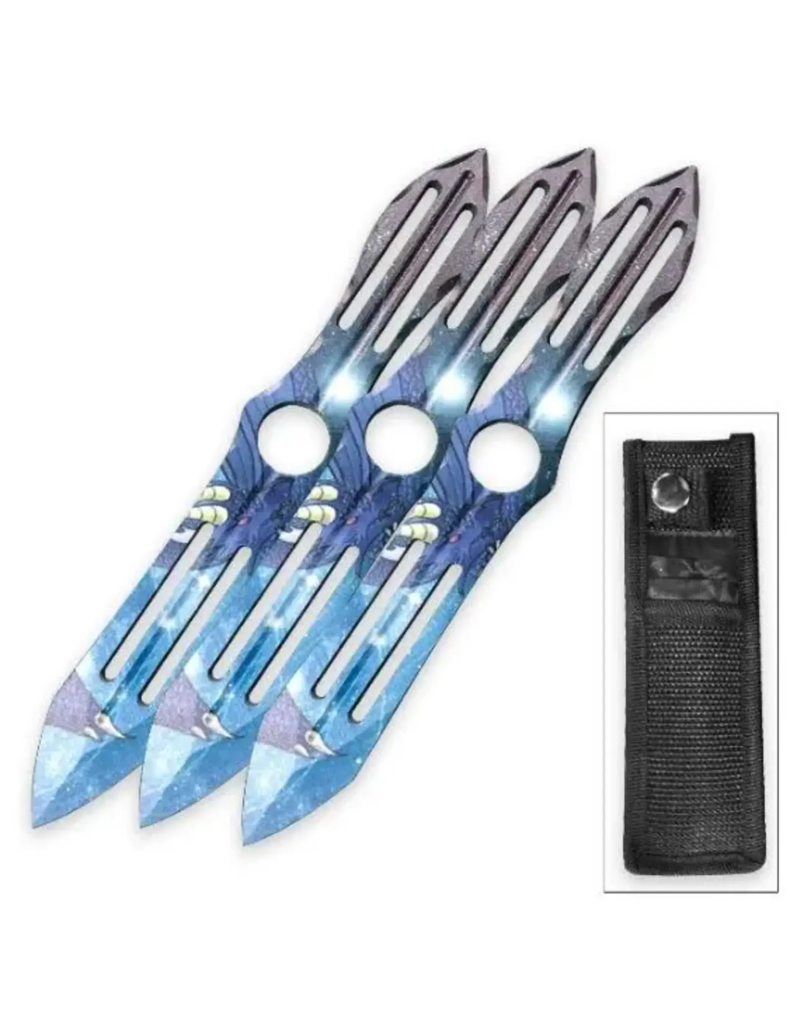 Stinger Knives Snake Eye - Tactical Throwing Knives - Set of 3 - ST-0319-10DR
