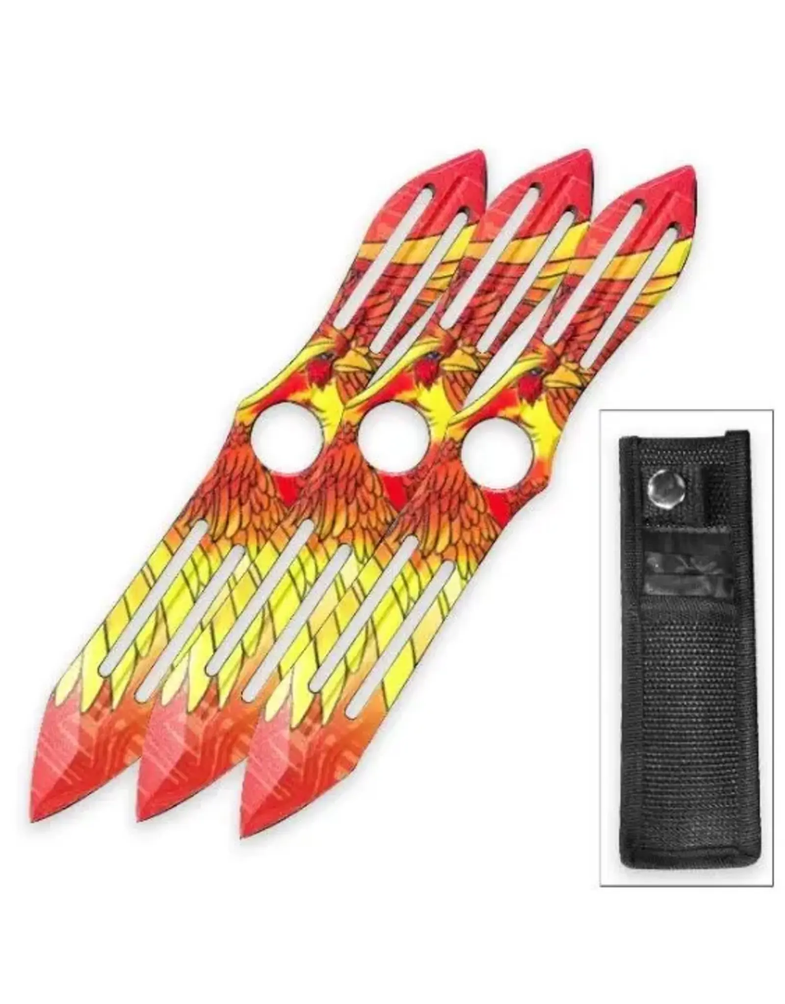 Stinger Knives Snake Eye - Tactical Throwing Knives - Set of 3 - ST-0319-10PX