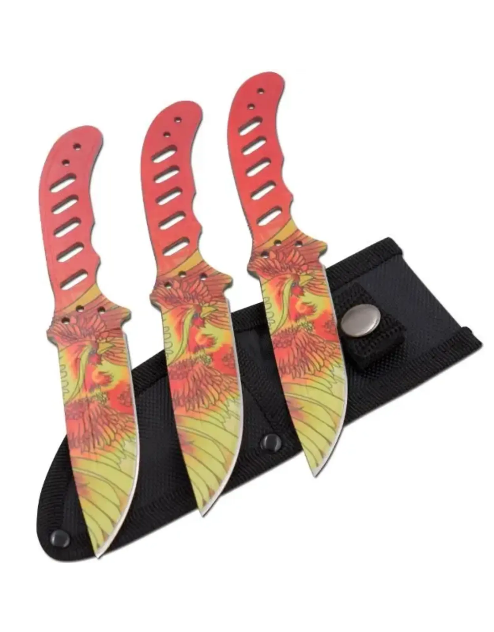 Stinger Knives Snake Eye - Tactical Throwing Knives - Set of 3 - ST-0319-11PX