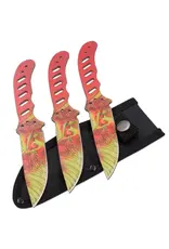 Stinger Knives Snake Eye - Tactical Throwing Knives - Set of 3 - ST-0319-11PX