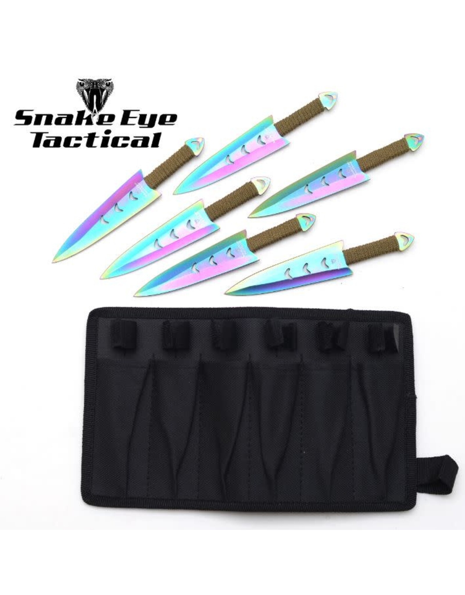 snake eye Snake Eye Tactical - Throwing Knives - Set of 6 - SE-040-6RB