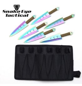 snake eye Snake Eye Tactical - Throwing Knives - Set of 6 - SE-040-6RB