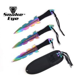 snake eye Snake Eye - Throwing Knives - Set of 3 - SE-0713-3RB