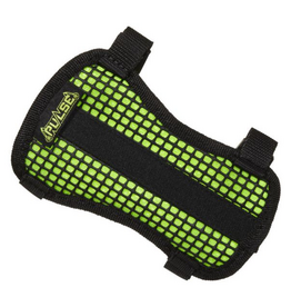 Allen Allen Pulse Archery 2-Strap Mesh Arm Guard, Black/Green