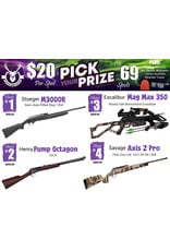 DRAW #1889 - Pick Your Prize - Stoeger, Henry, Excalibur OR Savage!