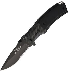 Bad Blood Bad Blood Linerlock Black aluminum handle with carbon fiber inlay