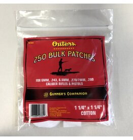 OUTERS Outers 1 1/4"x1 1/4" cotton cleaning patches 225 bulk