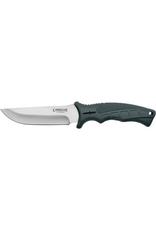 Camillus Camillus Drop Point Hunter Fixed Blade Knife 4.5" Drop Point 420 Polished Blade Polypropylene Handle Gray