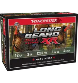 Winchester WINCHESTER LONG BEARD XR 12 GA 3" 1.75OZ. #6 TURKEY LOADS W/SHOT-LOK